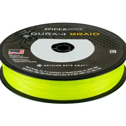 Clearance Spiderwire Angelschnur Dura 4 (Yellow, 300 m)