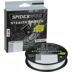 Spiderwire Raubfischschnüre|Raubfischschnüre<Angelschnur Stealth Smooth 8 (Translucent)
