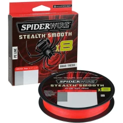 Discount Spiderwire Angelschnur Stealth Smooth 8 (Red, 150 m)