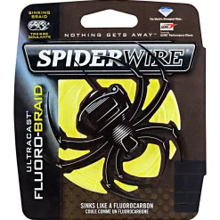 Online Spiderwire Angelschnur Ultracast Fluorobraid (Yellow, 110 m)