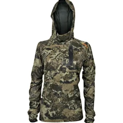 Spika Damen Angelshirts & -Oberteile<Bandit Hoodie Damen (Biarri Camo)