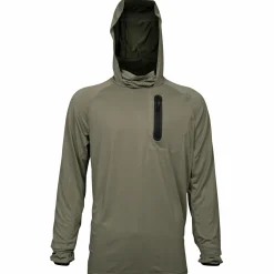 Spika Angelpullover & -Strickjacken<Bandit Hoodie Herren (Moss Green)