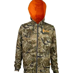 Best Spika GO Core Zip-Through Hoodie Herren (Biarri Camo)
