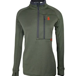 Spika Damen Angelshirts & -Oberteile<Gridfleece Top Damen (Performance Olive)