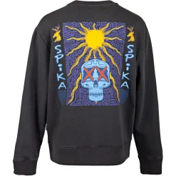 Spika Kinder-Bekleidung<New Dawn Crew Kinder (Washed Black)
