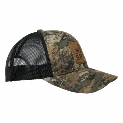 Spika Outdoor- & Angel-Kappen<Patch Trucker Cap Unisex (Mountain Camp/ Black)