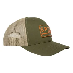 Hot Spika Trucker Cap Unisex (Olive/Tan)