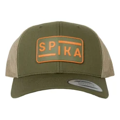 Hot Spika Trucker Cap Unisex (Olive/Tan)