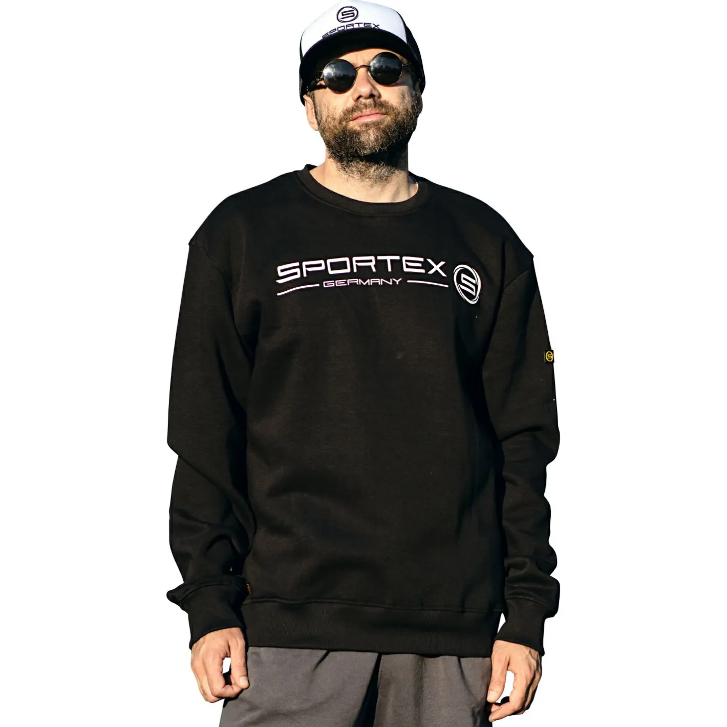 Best Sportex Crew Neck Shirt Herren (Black)