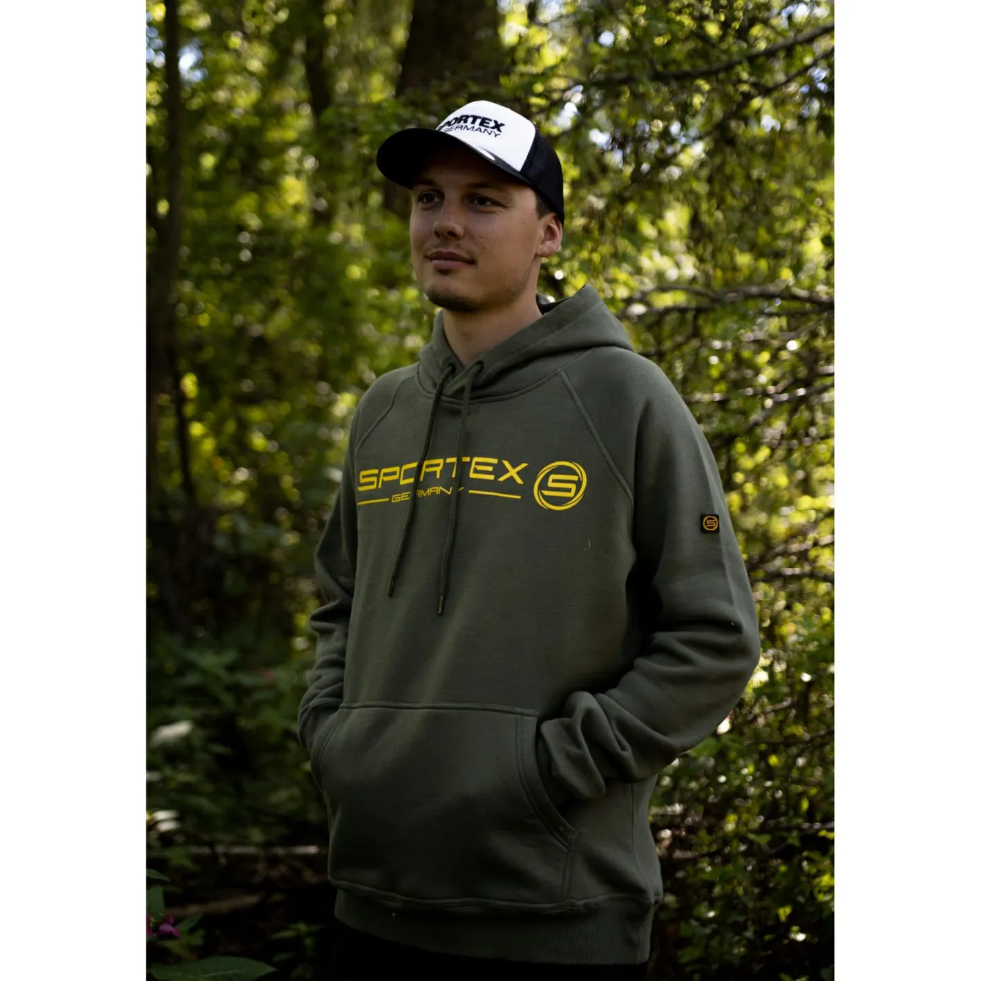 Sportex Angelpullover & -Strickjacken<Hoodie Herren (Olive)