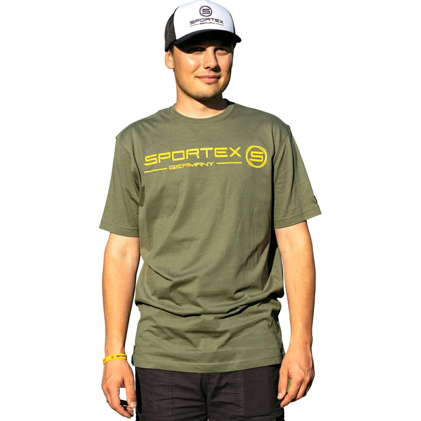 Sportex Angelshirts & Angel-Oberteile<T-Shirt Herren (Olive)