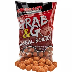 Starbaits Karpfenfutter·Boilies & Popup Boilies|Karpfenfutter<Boilies G&G Global (Whiskey Cola)