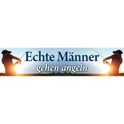 Clearance Strassenschild (Echte Männer gehen angeln)