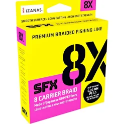 New Sufix Angelschnur SFX 8 Carrier Braid (270m, hot yellow)