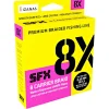 Sufix Geflochtene Schnüre<Angelschnur SFX 8 Carrier Braid (135m, hot yellow)