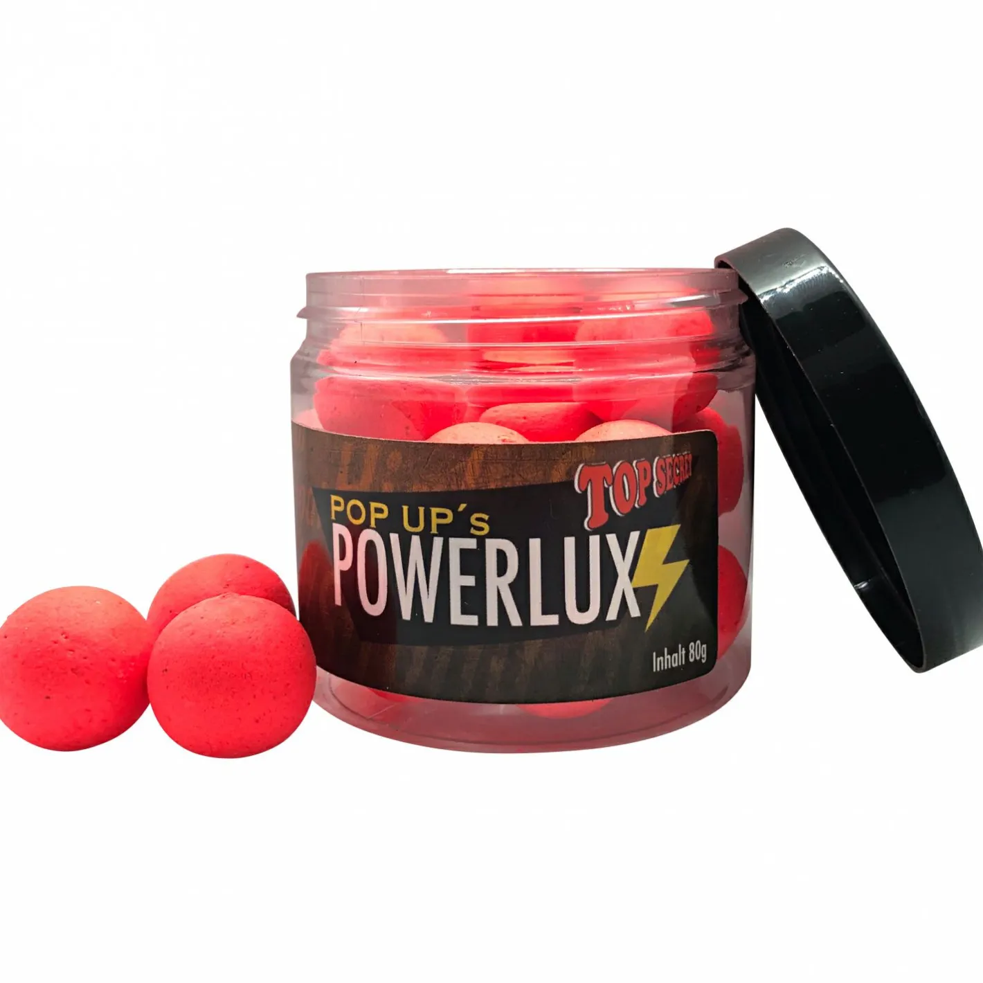 Top Secret Karpfenfutter·Boilies & Popup Boilies|Karpfenfutter<Power Pop-Ups (Wild Cherry)