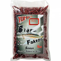 Sale Top Secret Raubfischpellets Stör Faktor (Wurm)