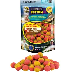 Trendex Karpfenfutter·Boilies & Popup Boilies|Karpfenfutter<Bi-Color Boilies Bottom Plus (Scopex-Krill)