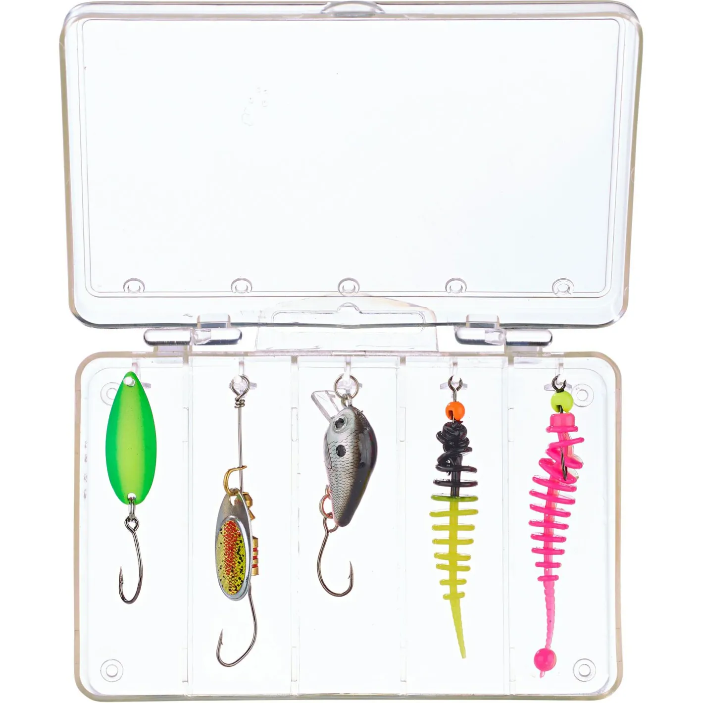 Trout Attack Forellen-Kunstköder<Kunstköder-Sets (Sonniger Himmel/Trübes Wasser)