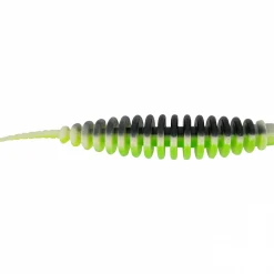Clearance TroutMaster Master Worm (Black Chartreuse)