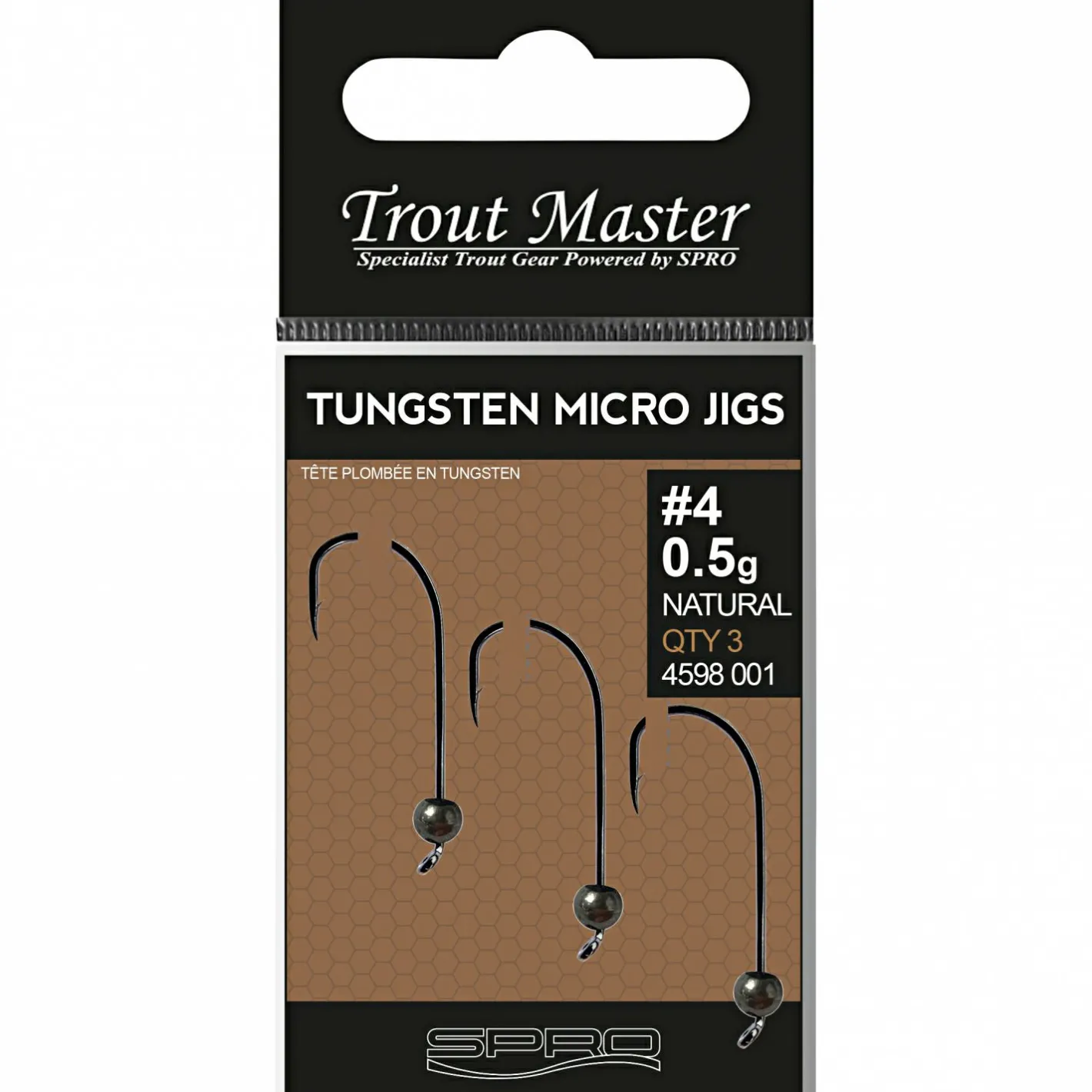 TroutMaster Forellenangeln-Zubehör<Tungsten Micro Jig (Natural)