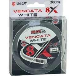 Uni Cat Wallerschnüre|Wallerschnüre<8x Vencata White (200 m)