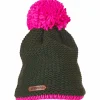 Clearance Univers Alpi Hat Damen (Oliv/Pink)