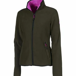 Univers Damen Angeljacken & -Westen<Dubbed Fleece Hunting Jacket Damen (Oliv/Pink)
