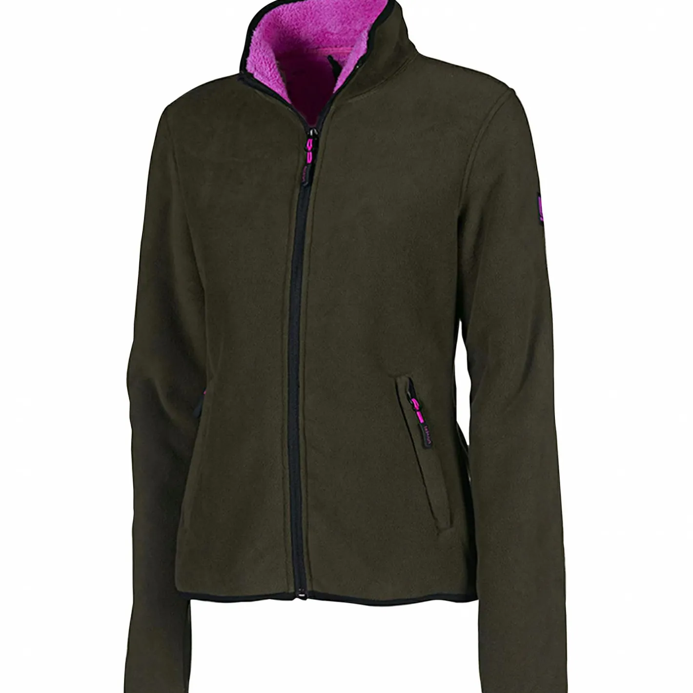 Univers Damen Angeljacken & -Westen<Dubbed Fleece Hunting Jacket Damen (Oliv/Pink)