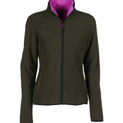 Univers Damen Angeljacken & -Westen<Dubbed Fleece Hunting Jacket Damen (Oliv/Pink)