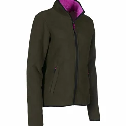 Univers Damen Angeljacken & -Westen<Dubbed Fleece Hunting Jacket Damen (Oliv/Pink)