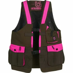 Univers Damen Angeljacken & -Westen<Microfiber U-Tex Hunting Vest Damen (Oliv/Pink)