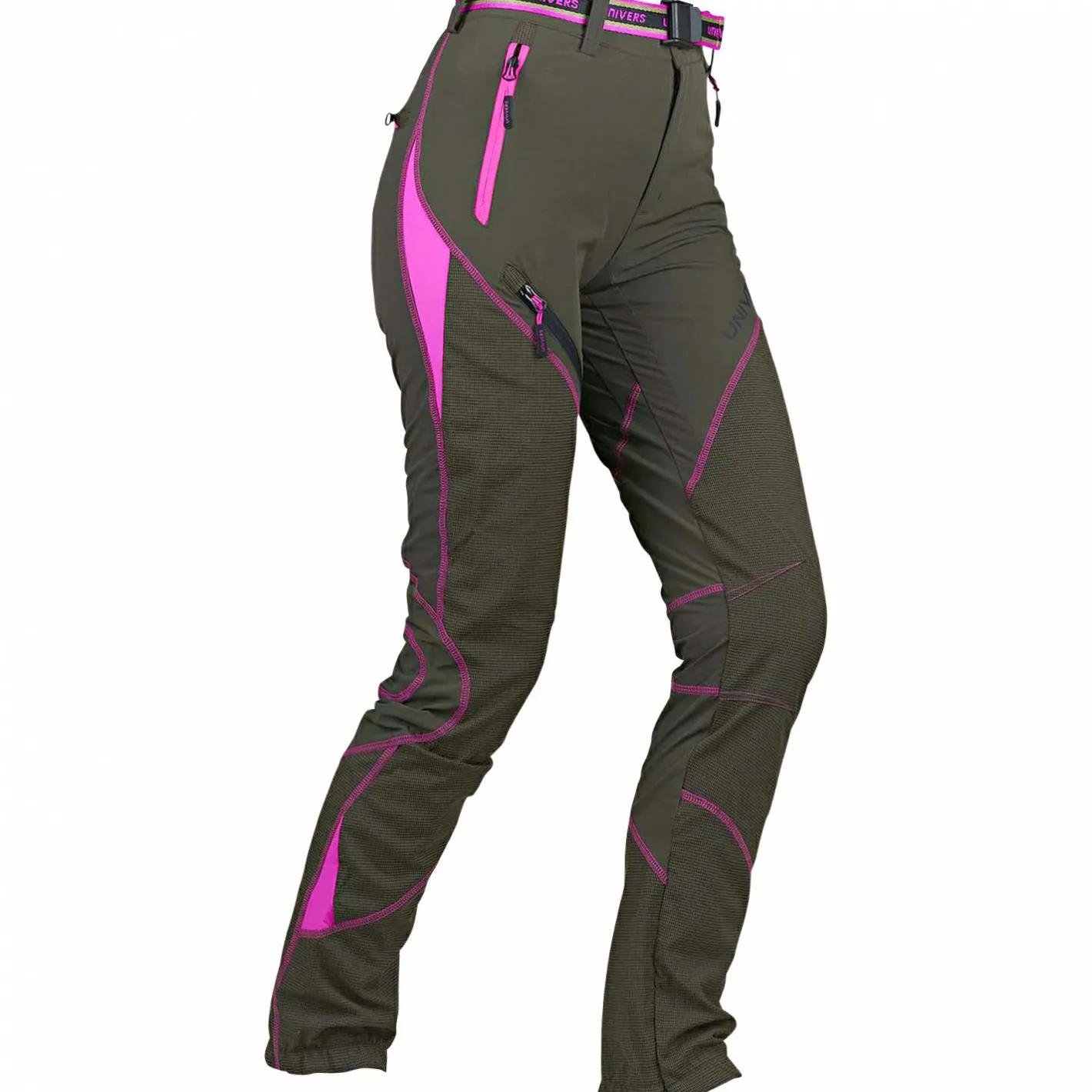 New Univers Salo Hunting Trousers Damen (Oliv/Pink)