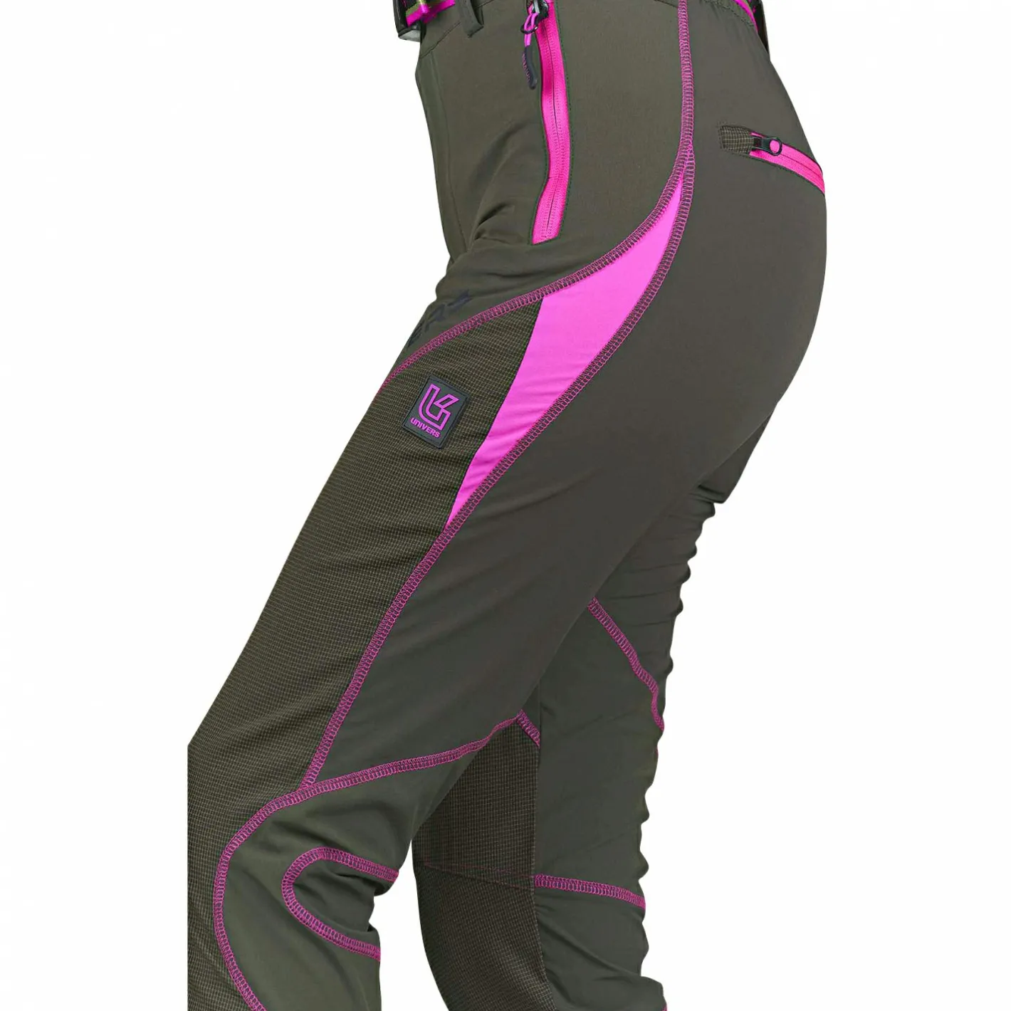 New Univers Salo Hunting Trousers Damen (Oliv/Pink)