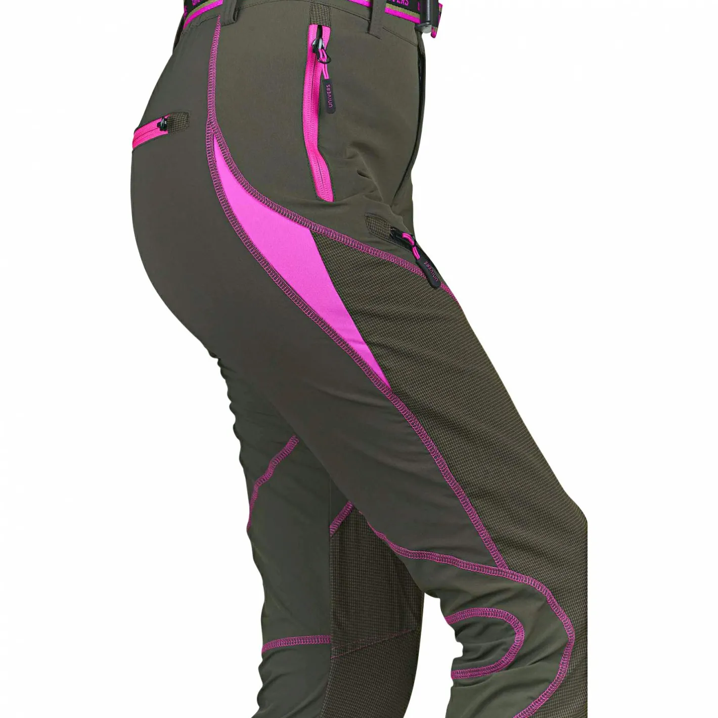 New Univers Salo Hunting Trousers Damen (Oliv/Pink)