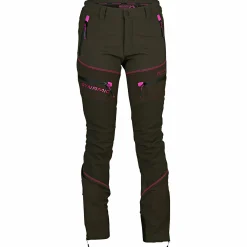 Univers Damen Angelhosen<San Gottardo U-Tex Hunting Trousers Damen (Oliv/Pink)