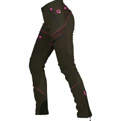 Univers Damen Angelhosen<San Gottardo U-Tex Hunting Trousers Damen (Oliv/Pink)
