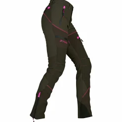 Univers Damen Angelhosen<San Gottardo U-Tex Hunting Trousers Damen (Oliv/Pink)