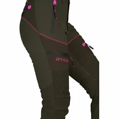Univers Damen Angelhosen<San Gottardo U-Tex Hunting Trousers Damen (Oliv/Pink)
