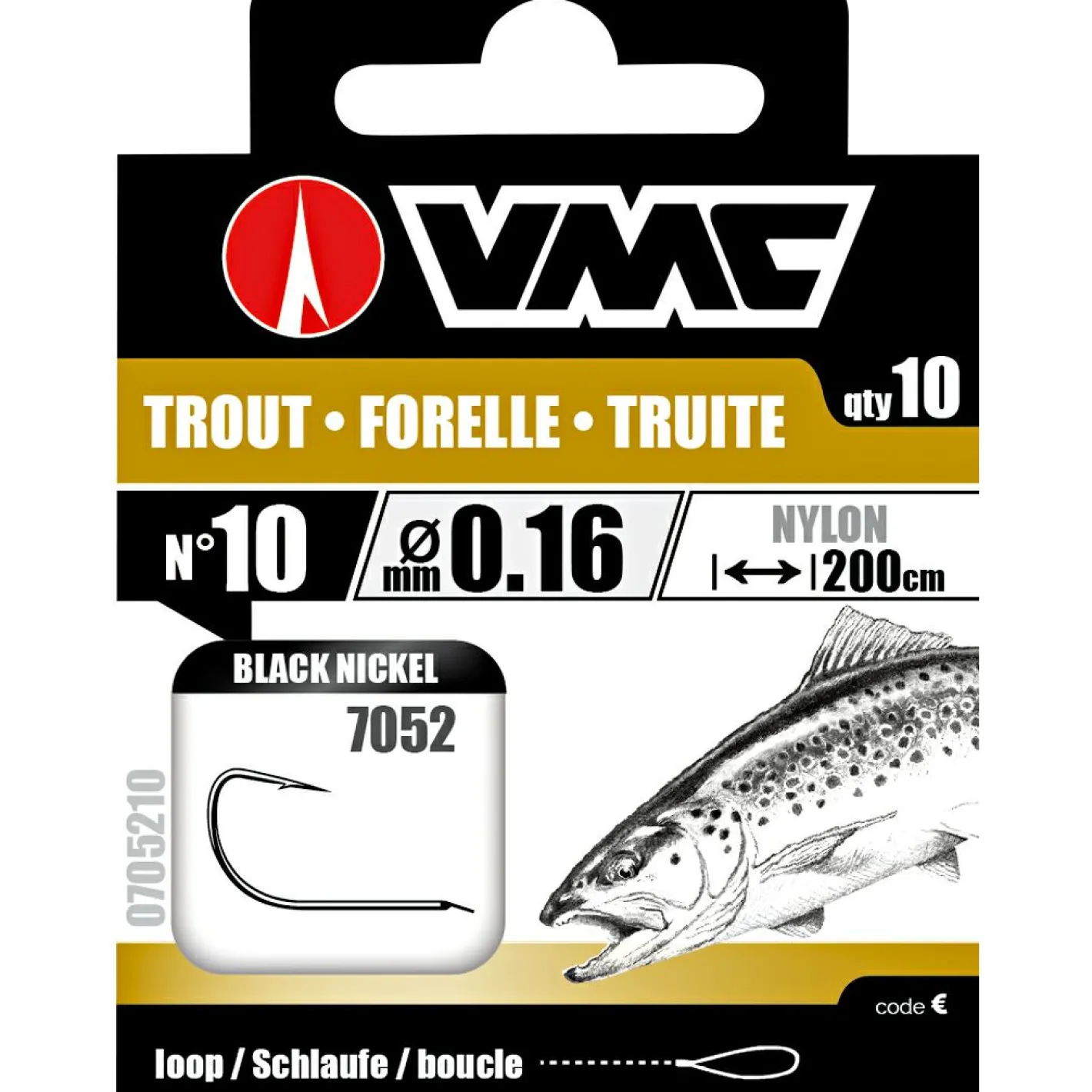 Hot VMC Forellenhaken Trout Nylon