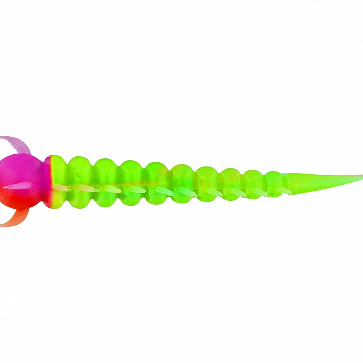 Westin Gummiköder ·Gummimaden & Gummiwürmer<Greedy Worm (Chartreuse/Pink)