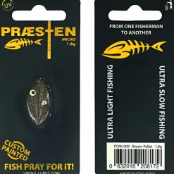 Westin Forellenangeln-Zubehör|Trout Spoons<Inlineköder Præsten Mikro (Brown Pellet)