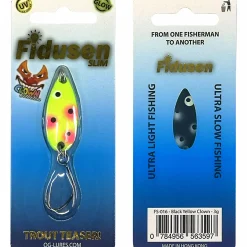 Westin Trout Spoons|Forellenangeln-Zubehör<Mikroköder Fidusen Slim (Black Yellow Clown)