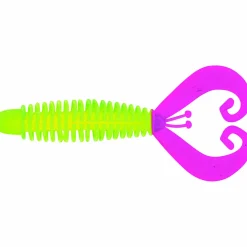 Westin Gummiköder ·Twister<Ringcraw (Chartreuse/Pink)