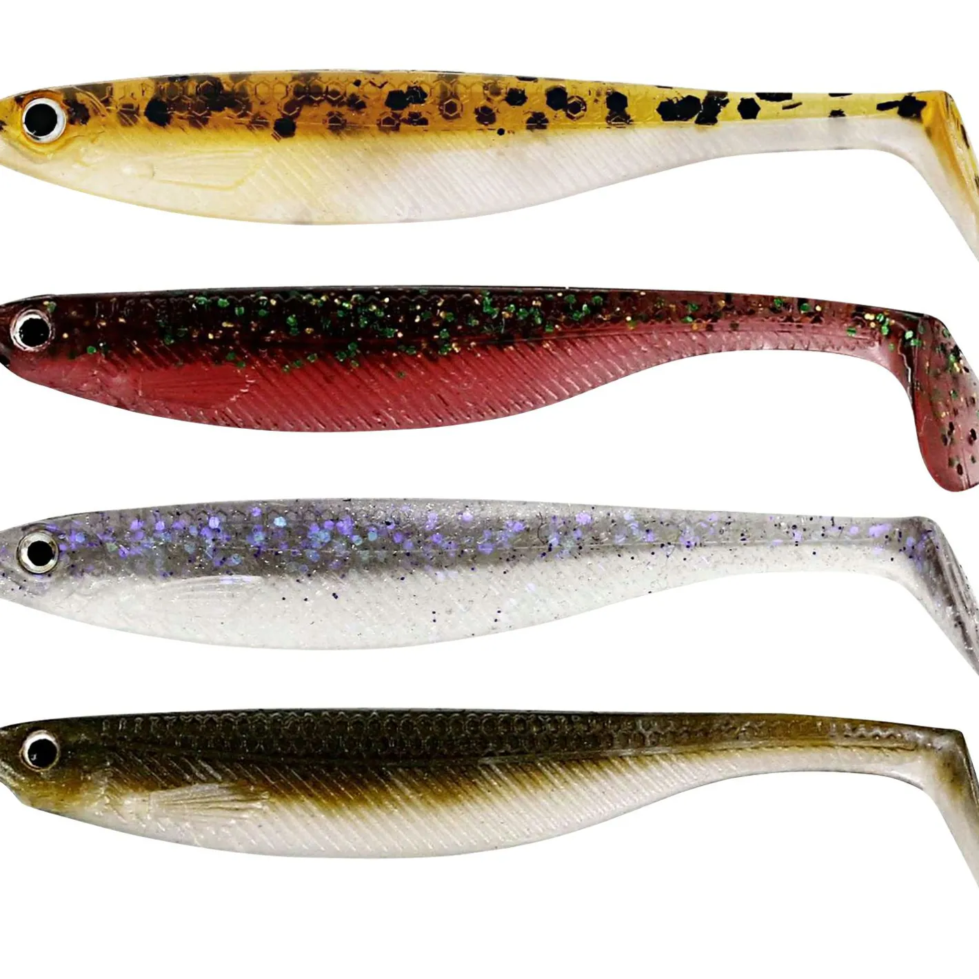 New Westin Shadteez Slim Shadtail Clear Water Mix 14