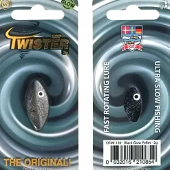 Westin Trout Spoons|Forellenangeln-Zubehör<Twister (Black Glow Pellet)
