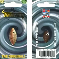 Westin Trout Spoons|Trout Spoons<Twister (Brown Glow Pellet)