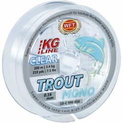 Clearance WFT Angelschnur Trout Mono (transparent, 200 m)