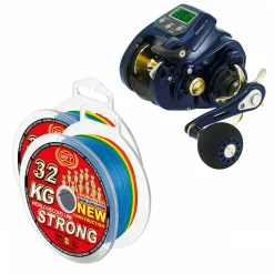 Outlet WFT Set: Elektrorolle Sea King 550 PR HP + 2x Schnur KG Strong Exact 550 RH
