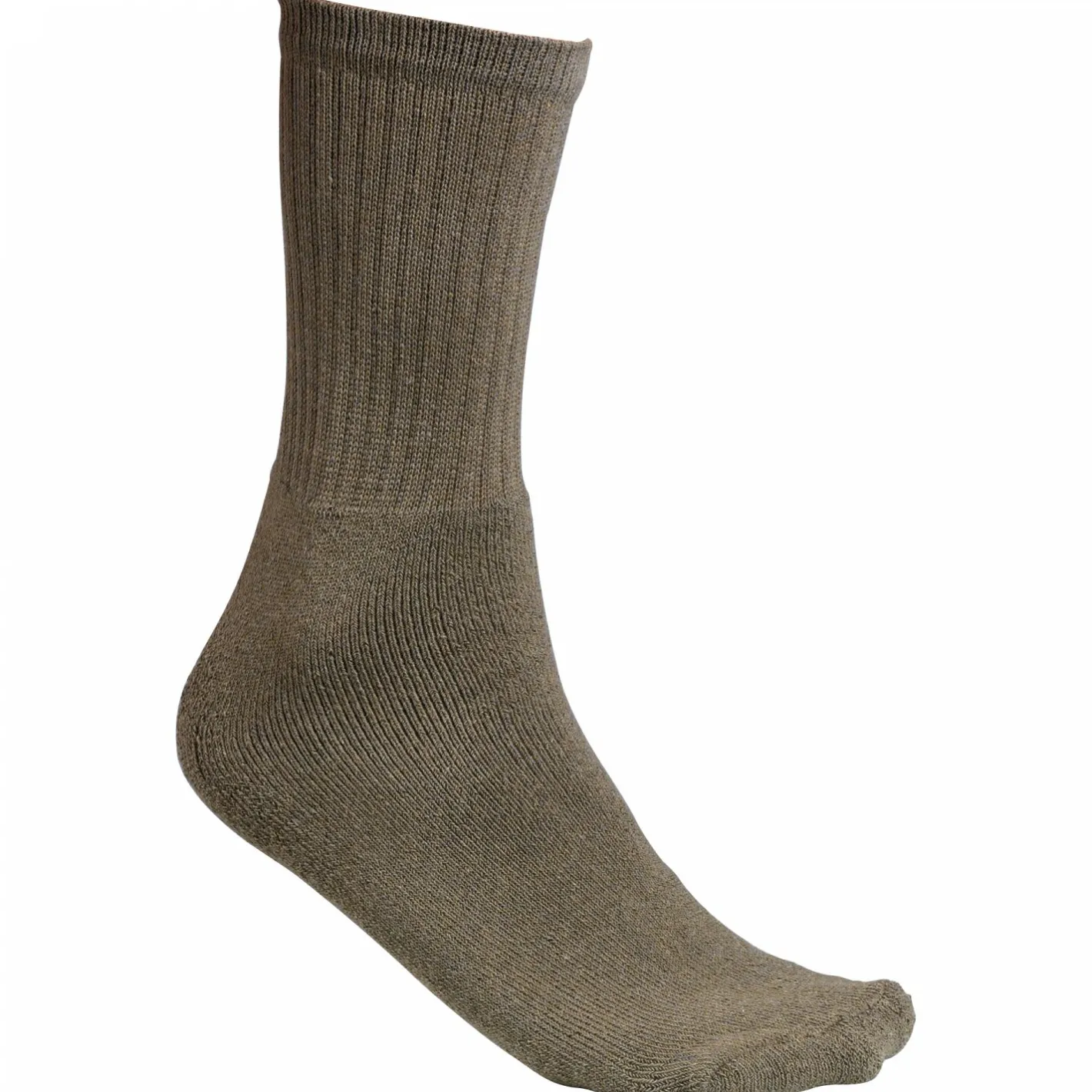Clearance Wowerat 5er-Set: Tennissocken Unisex (Khaki/Olivgrün Uni)